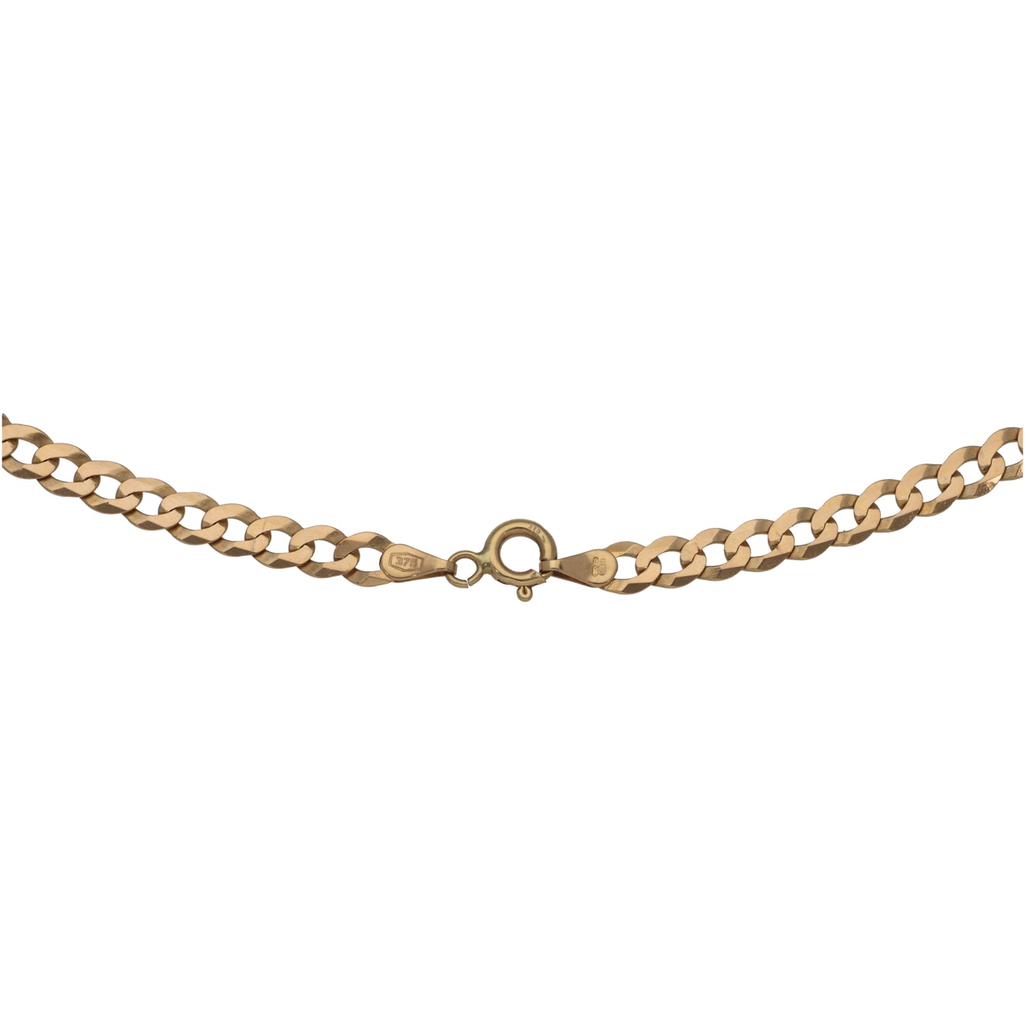 9ct Gold Curb Chain 24"