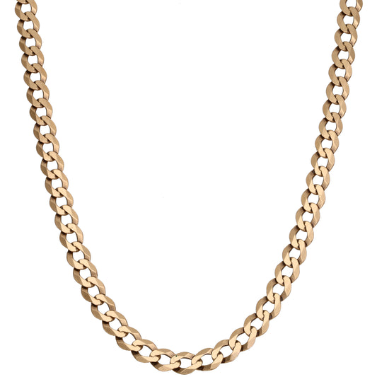 9ct Gold Curb Chain 20"