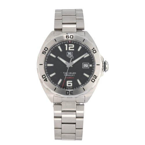 Tag Heuer F1 WAZ2113 41mm Stainless Steel Mens Watch