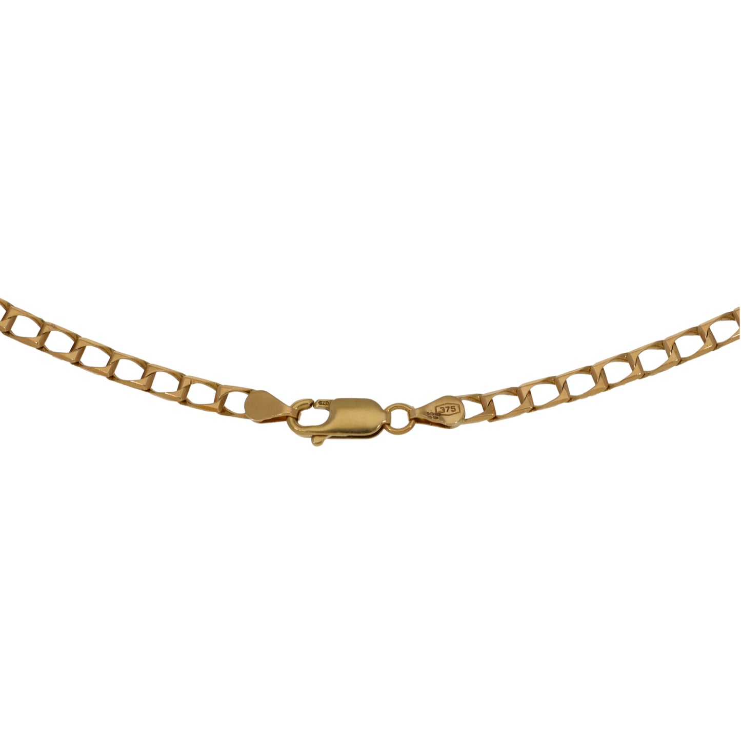 9ct Gold Curb Chain 20"