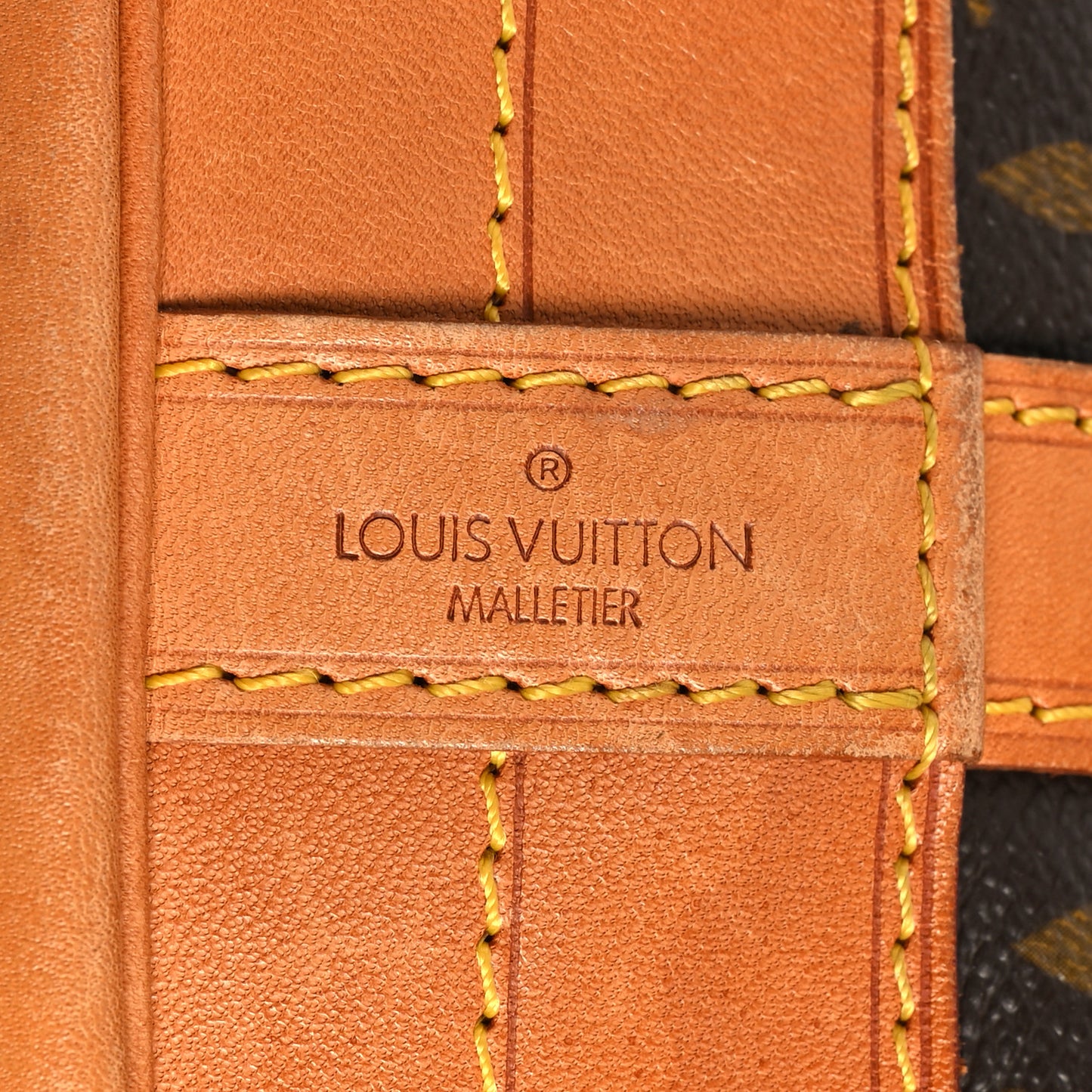 Louis Vuitton Noe Monogram Coated Canvas Bag - Brown