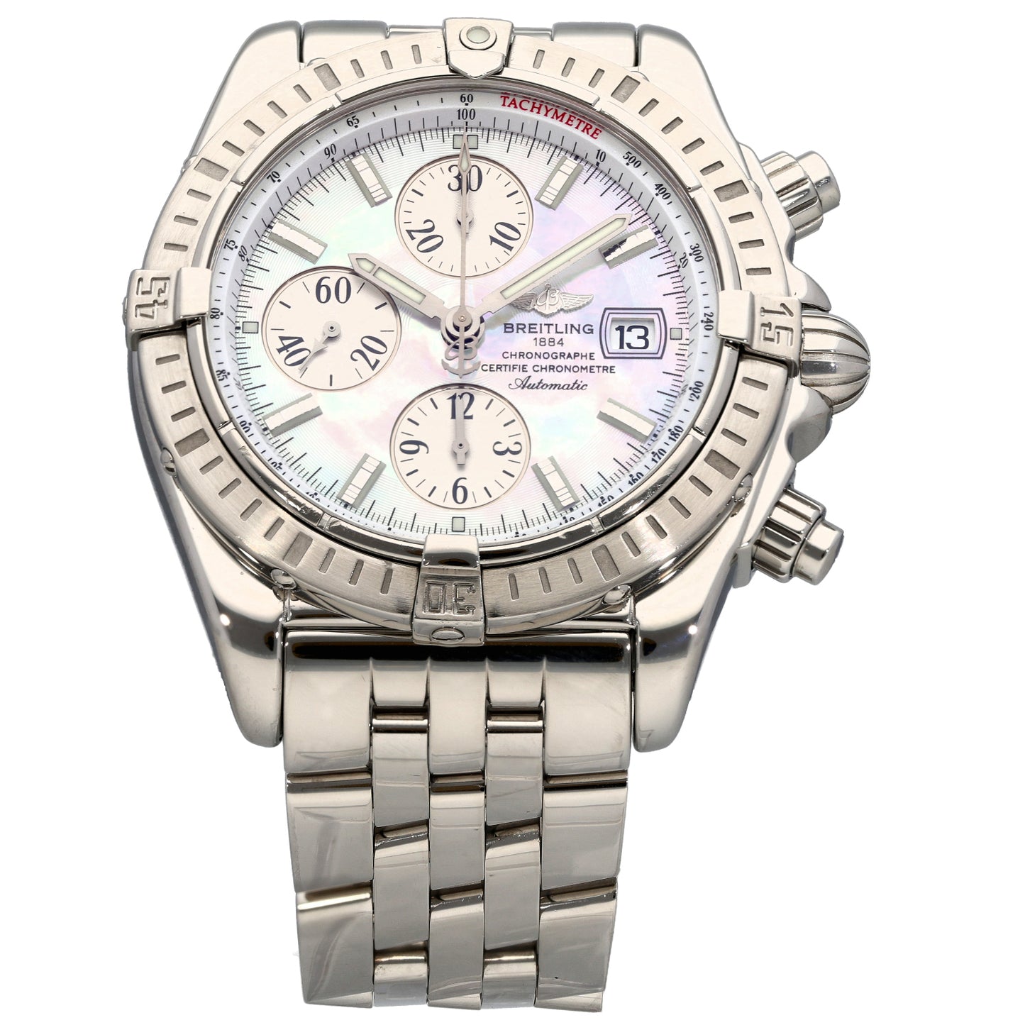 Breitling Chronomat Evolution A13356 44mm Stainless Steel Watch