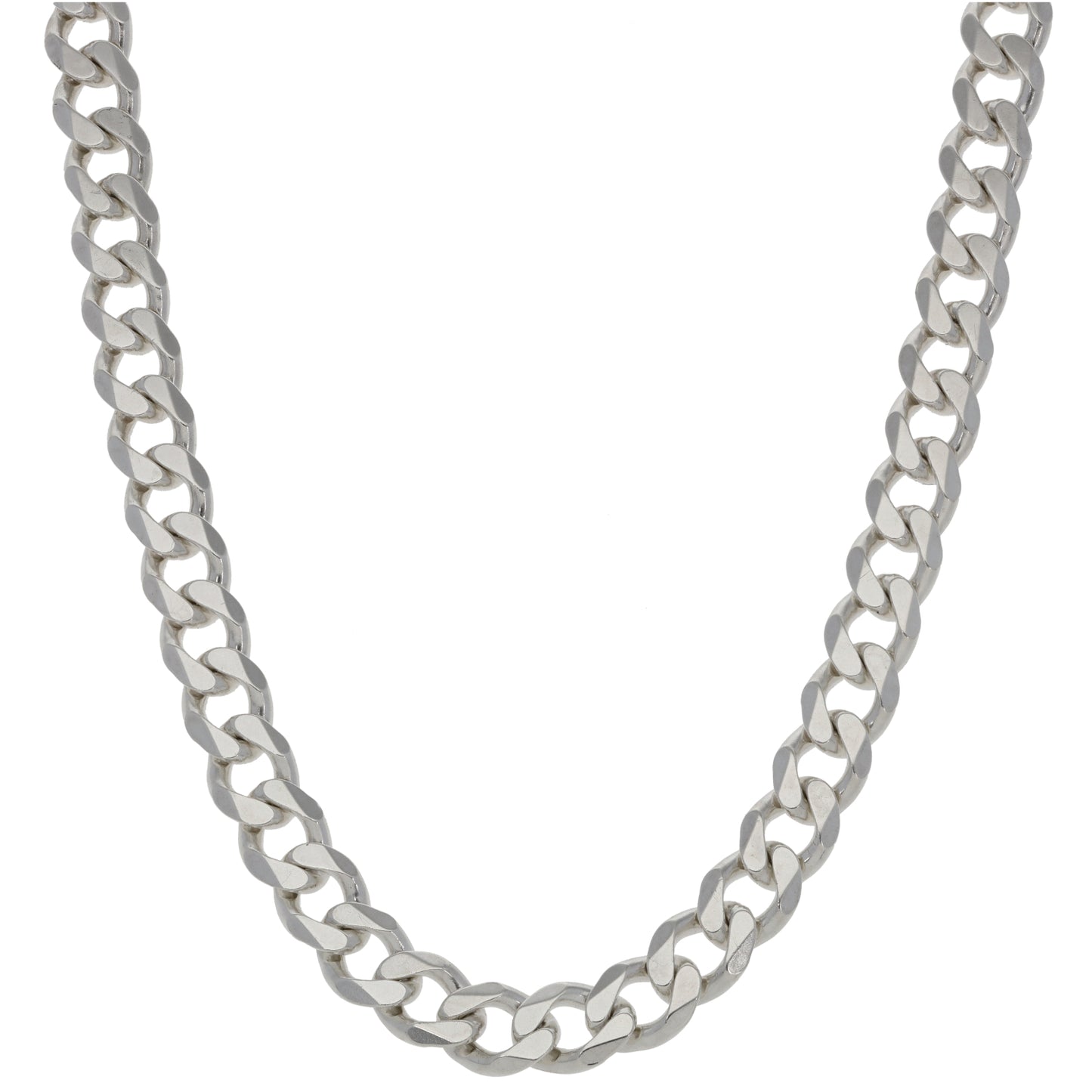 Silver Sterling Curb Chain 20"