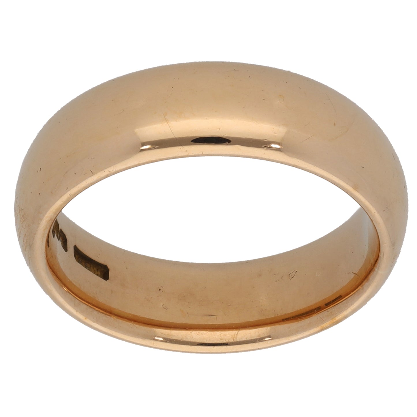 9ct Gold Plain Wedding Ring Size Q