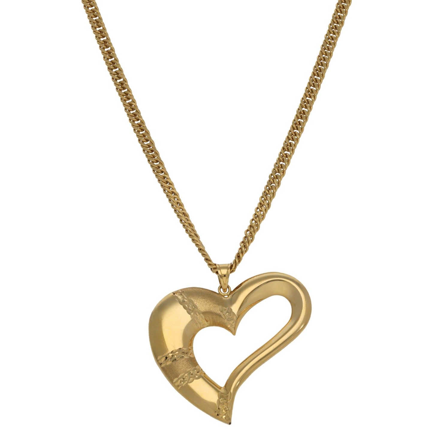 18ct Gold Heart Pendant