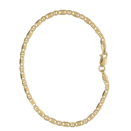 New 14ct Gold Anchor Bracelet