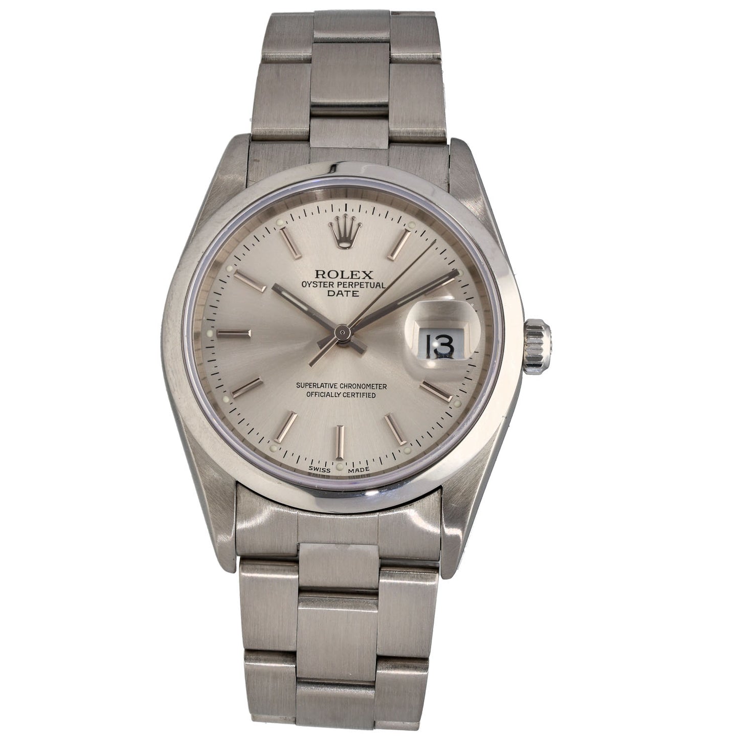 Rolex Date 15200 34mm Stainless Steel Watch