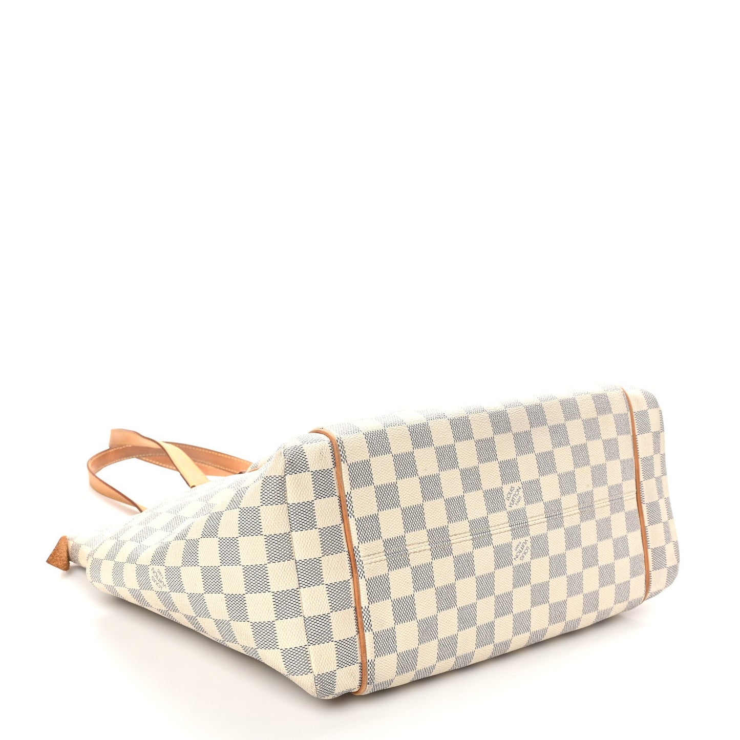 Louis Vuitton Totally MM Damier Azur Coated Canvas Bag - White
