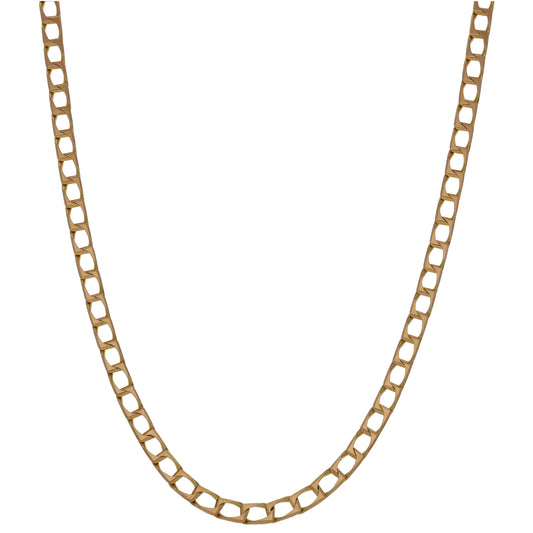 9ct Gold Curb Chain 20"