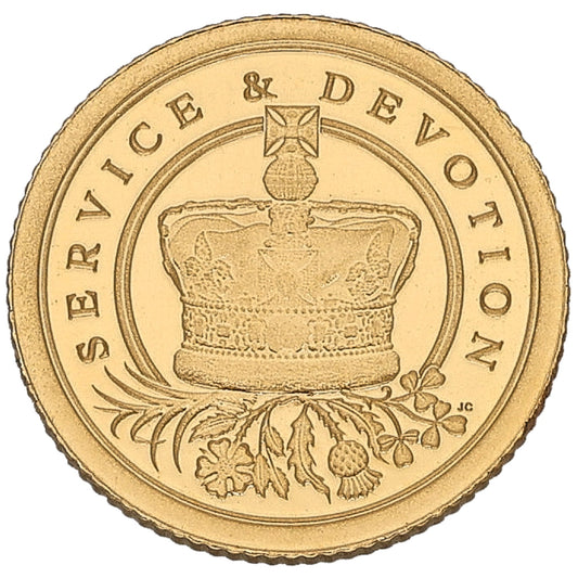 22ct Gold Service & Devotion Eighth Sovereign Coin 2022