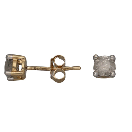 9ct Gold 0.40ct Diamond Solitaire Earrings