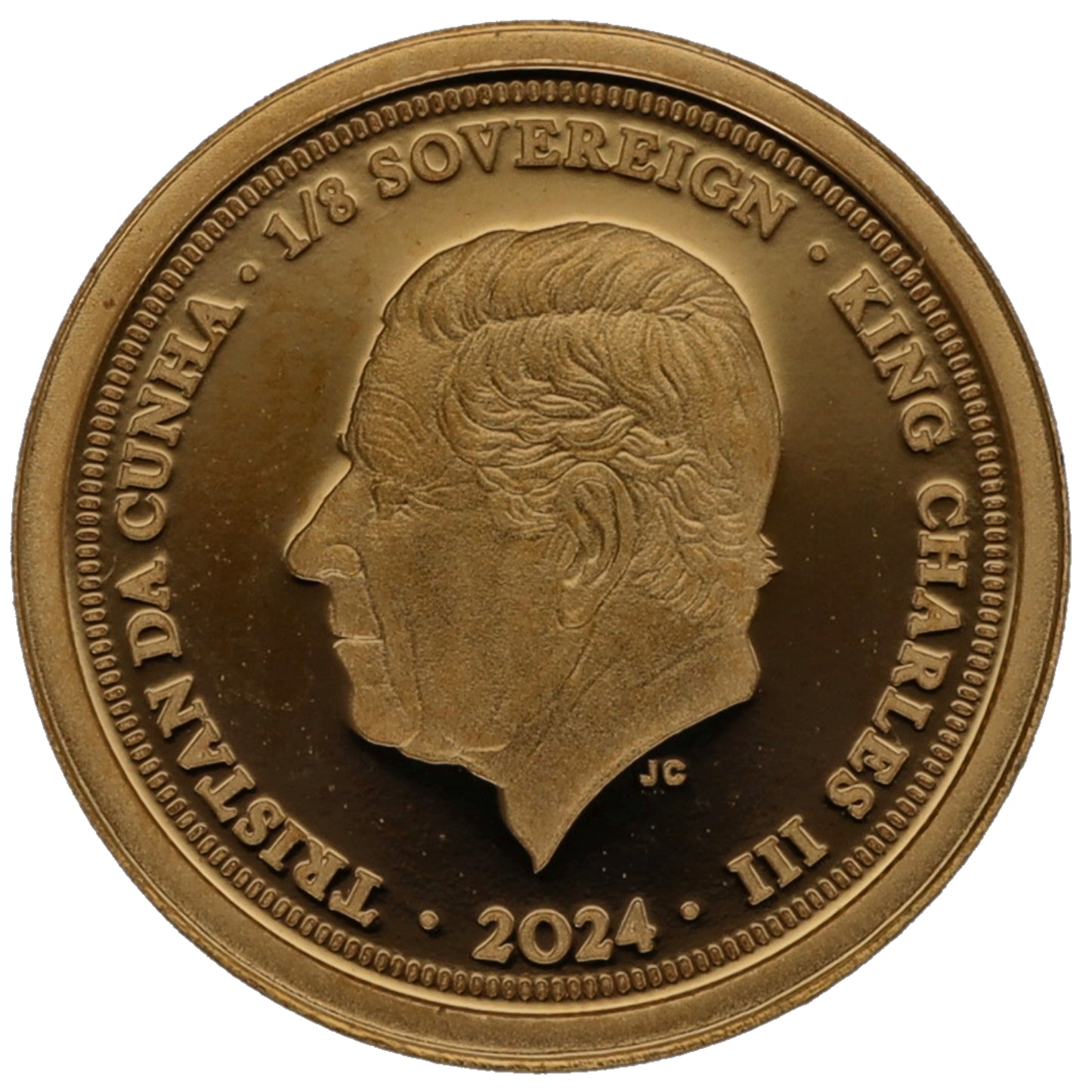 22ct Gold D-Day 80th Anniversary Eighth Sovereign Coin 2024