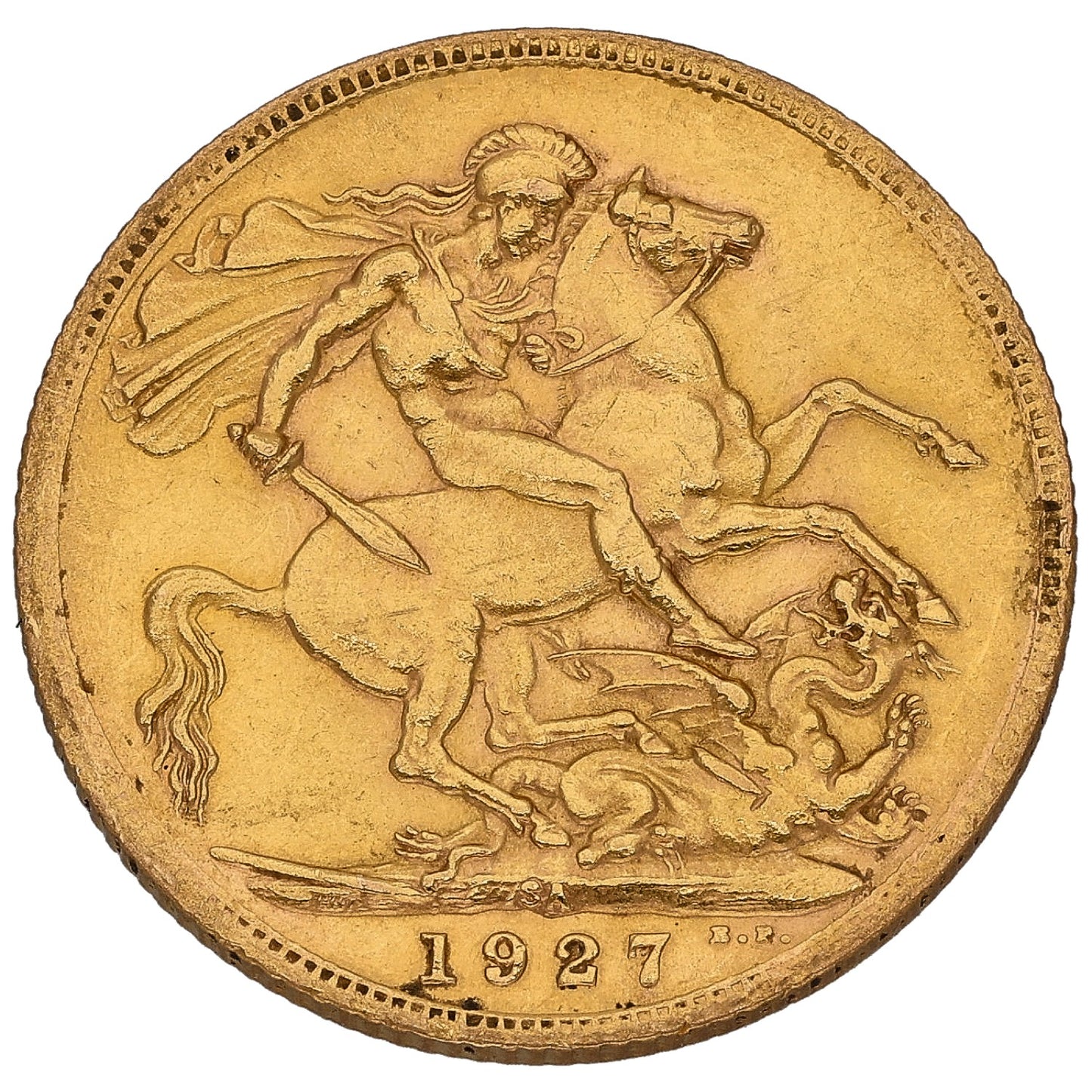 22ct Gold King George V Full Sovereign Coin 1927