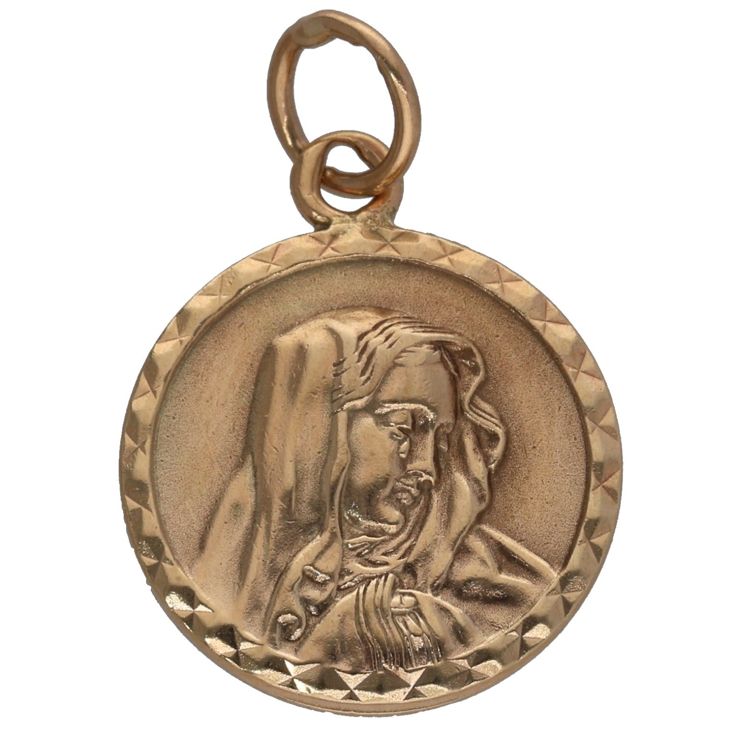 9ct Gold Mary Pendant
