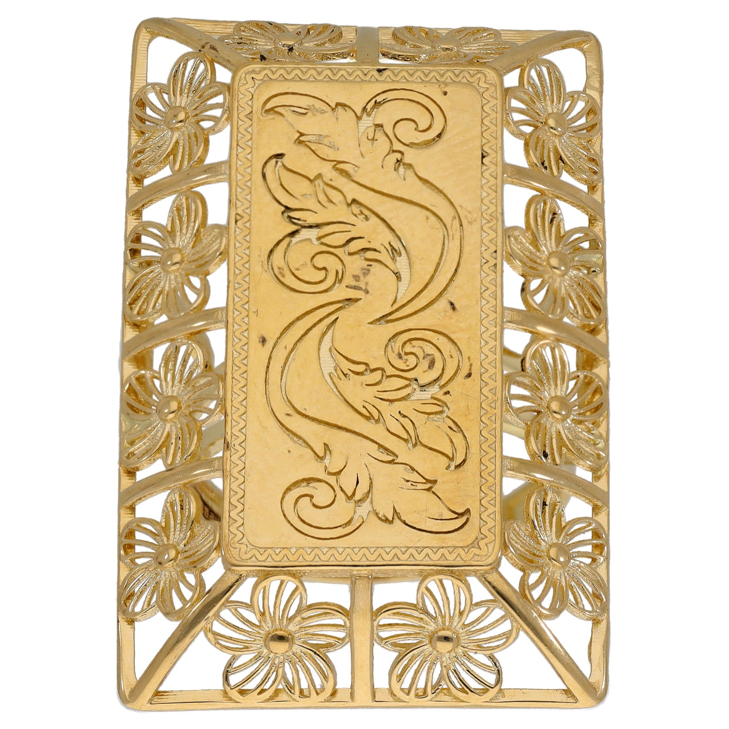 14ct Gold Alternative Ring Size Q