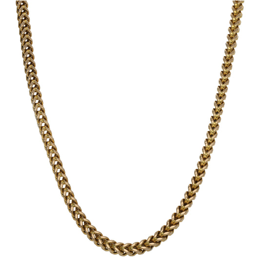 9ct Gold Foxtail Chain 28"