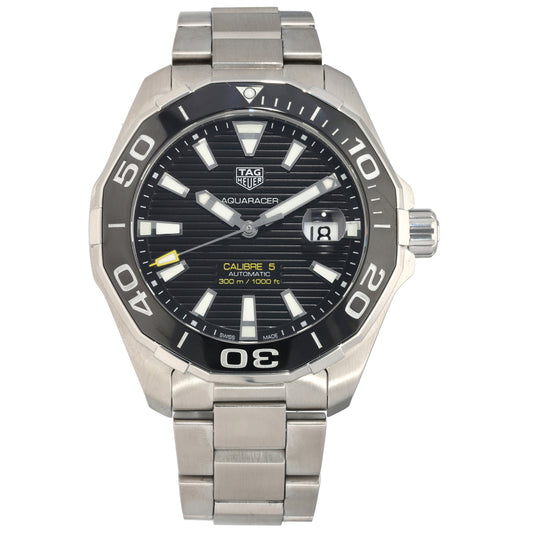 Tag Heuer Aquaracer WAY201A-0 43mm Stainless Steel Watch