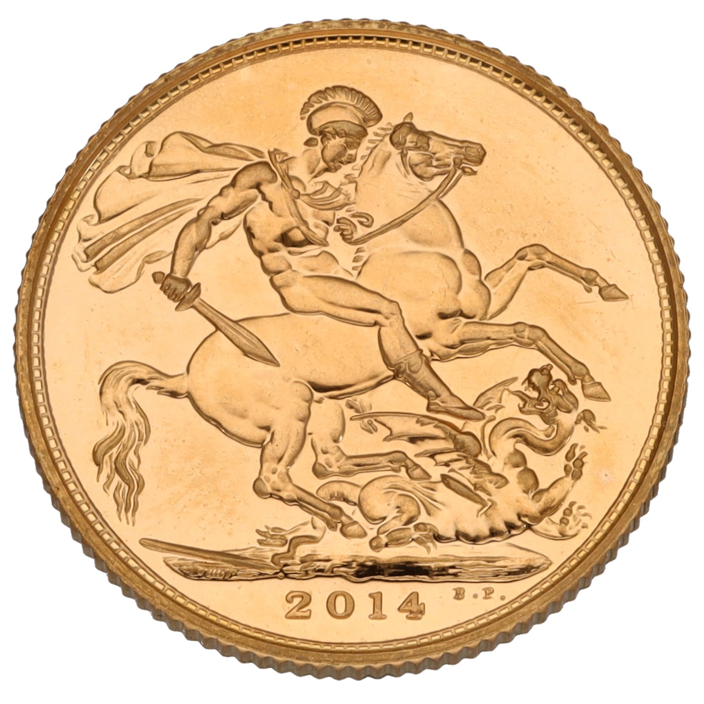 22ct Gold Queen Elizabeth II Full Sovereign Coin 2014