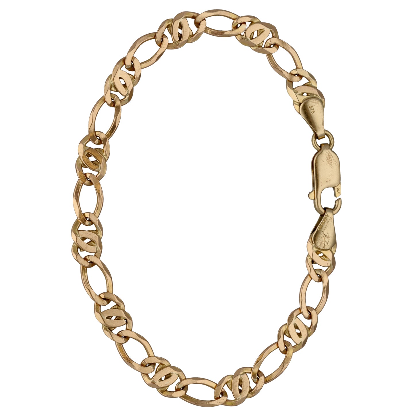 9ct Gold Figaro Bracelet