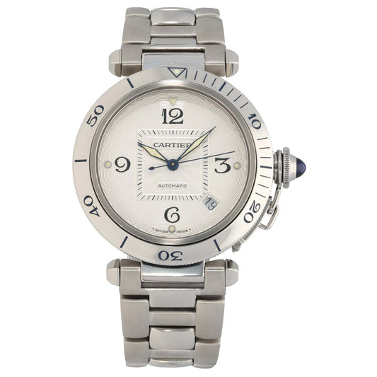 Cartier Pasha W31031H3 38mm Stainless Steel Watch