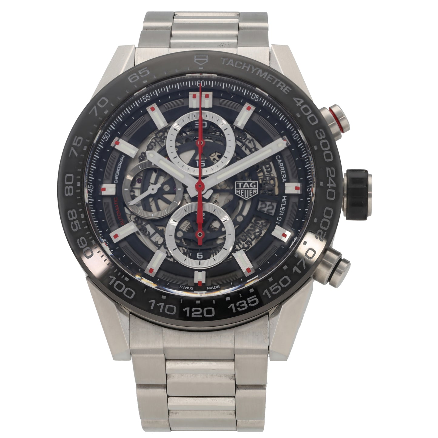 Tag Heuer Carrera CAR2A1W 43mm Stainless Steel Watch