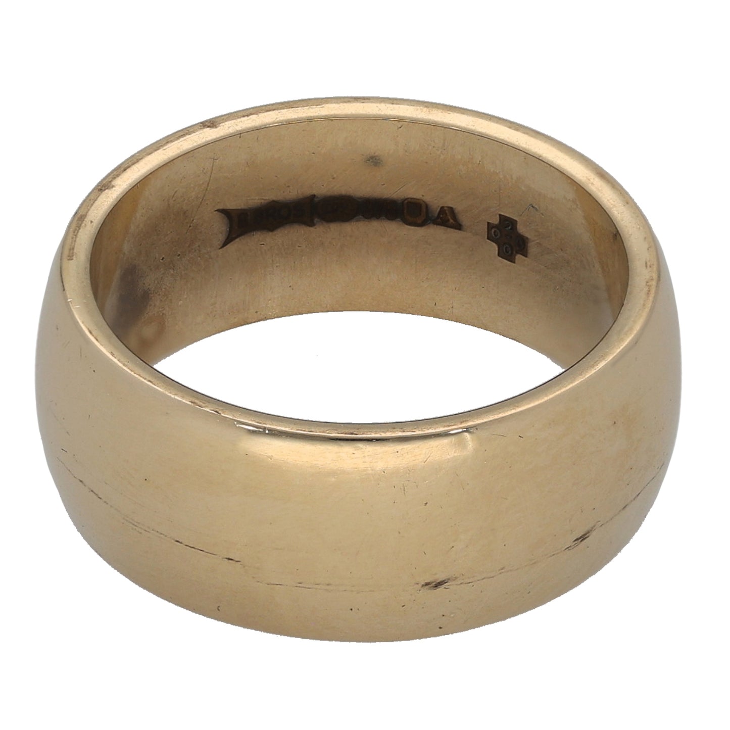 9ct Gold Plain Wedding Ring Size K