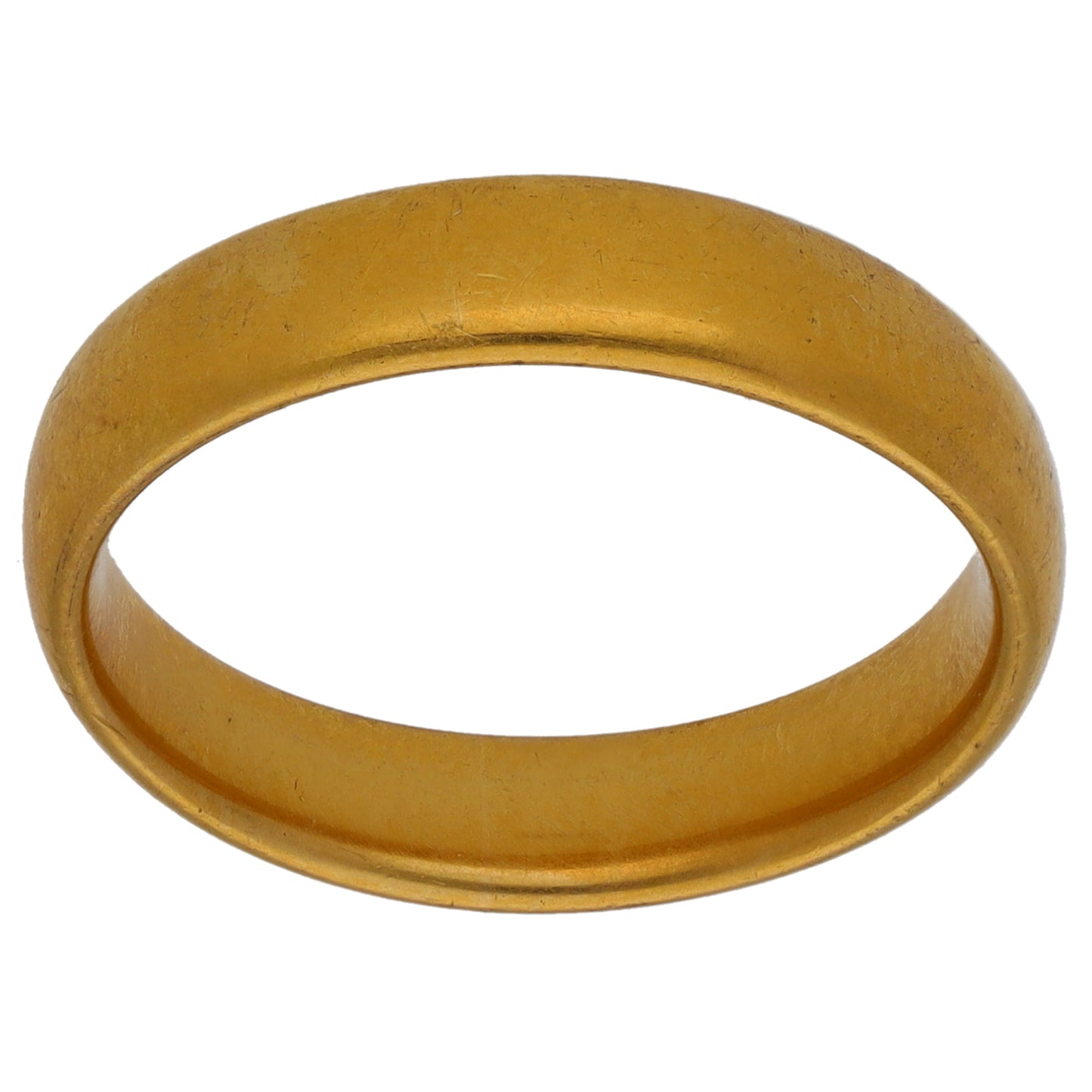 22ct Gold Plain Wedding Ring Size K