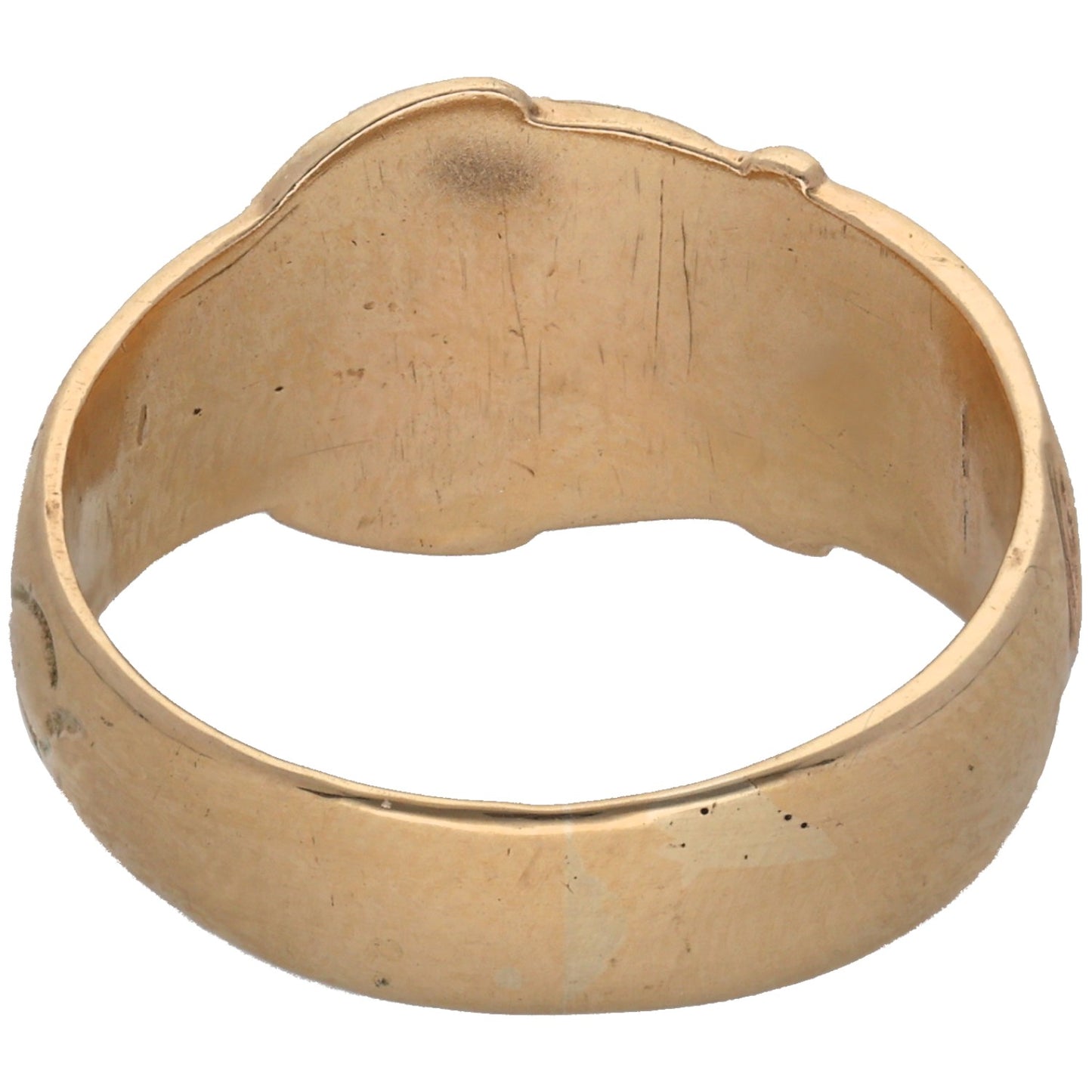 9ct Gold Buckle Ring Size Q