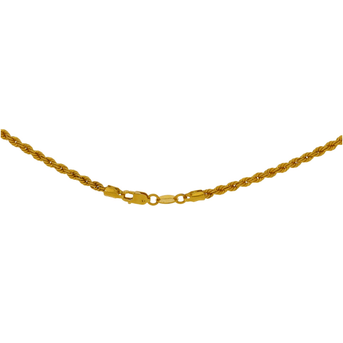 22ct Gold Rope Chain 22"