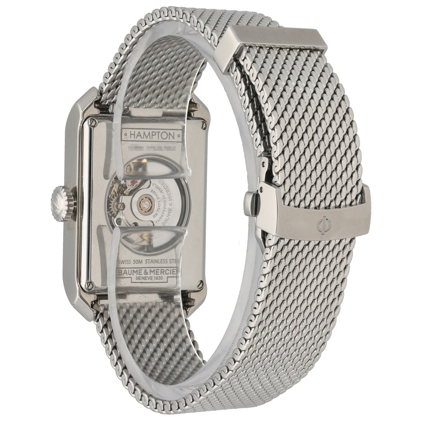 Baume Et Mercier Hampton 65886 28mm Stainless Steel Watch