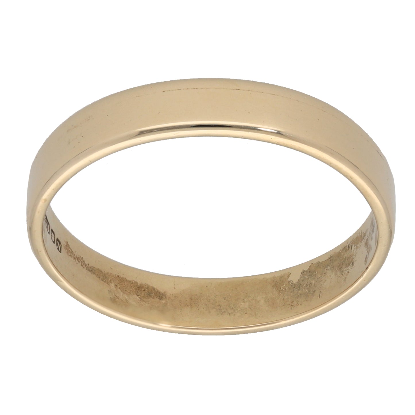 9ct Gold Plain Wedding Ring Size W