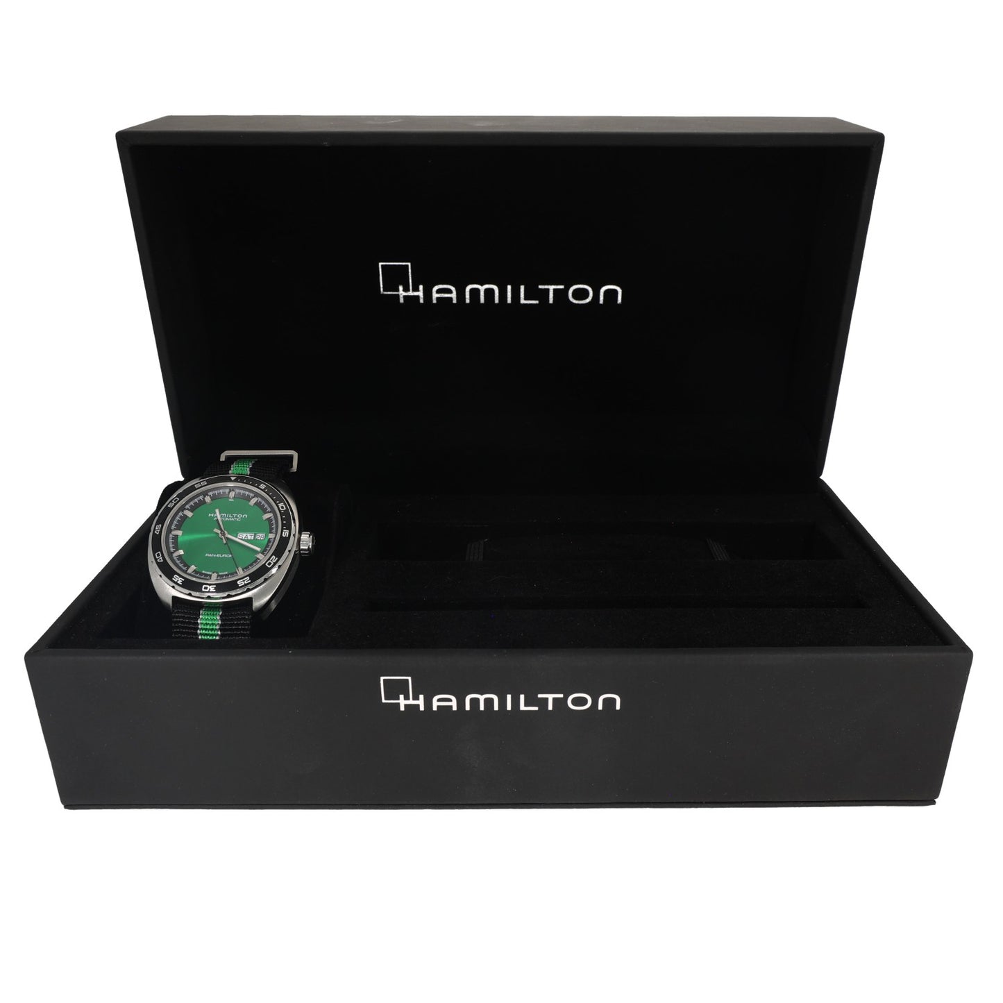 Hamilton American Classic Pan Europ Day-Date H35415761 42mm Stainless Steel Watch