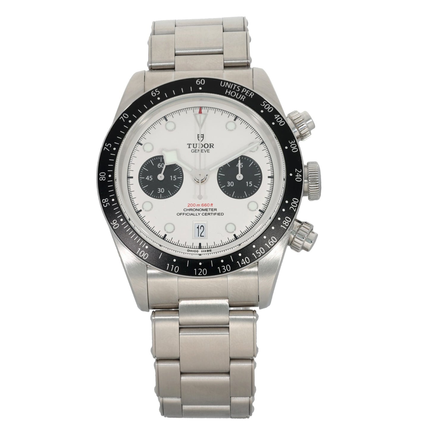 Tudor Black Bay Chrono 79360, Panda Dial, Stainless Steel case and bracelet
