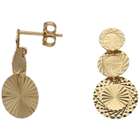 14ct Gold Dress/Cocktail Earrings