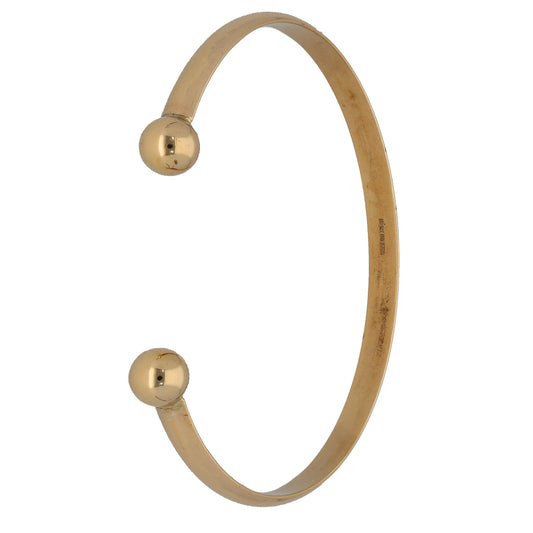 9ct Gold Torque Bangle