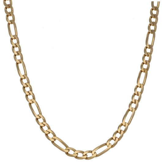 9ct Gold Figaro Chain 22"