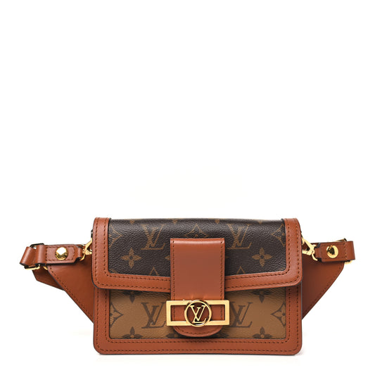 Louis Vuitton Dauphine Bumbag Monogram Coated Canvas Bag - Brown