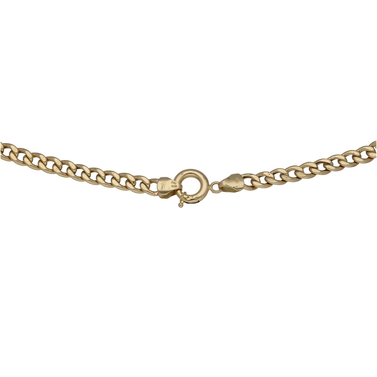 14ct Gold Imitation Gems Fancy Necklace 18"