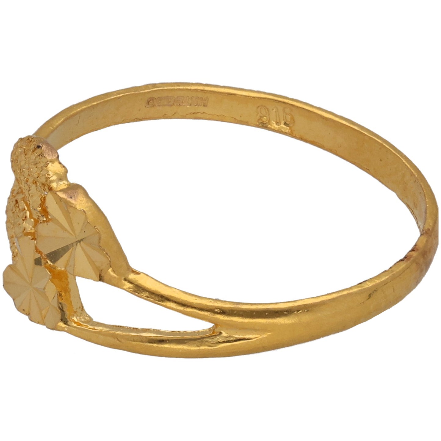 22ct Gold Alternative Ring Size M