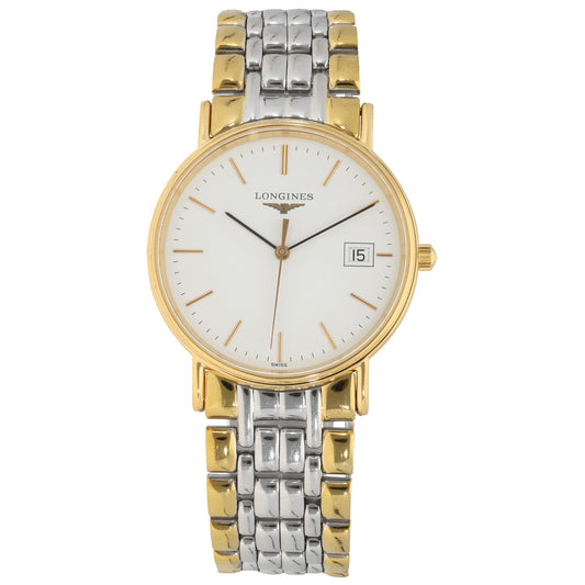 Longines Presence L4.720.2 33mm Gold Plated Watch