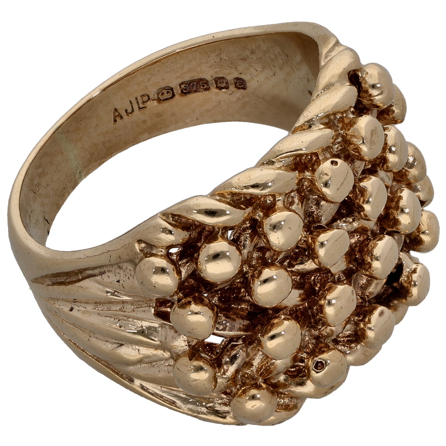 9ct Gold Keeper Ring Size N