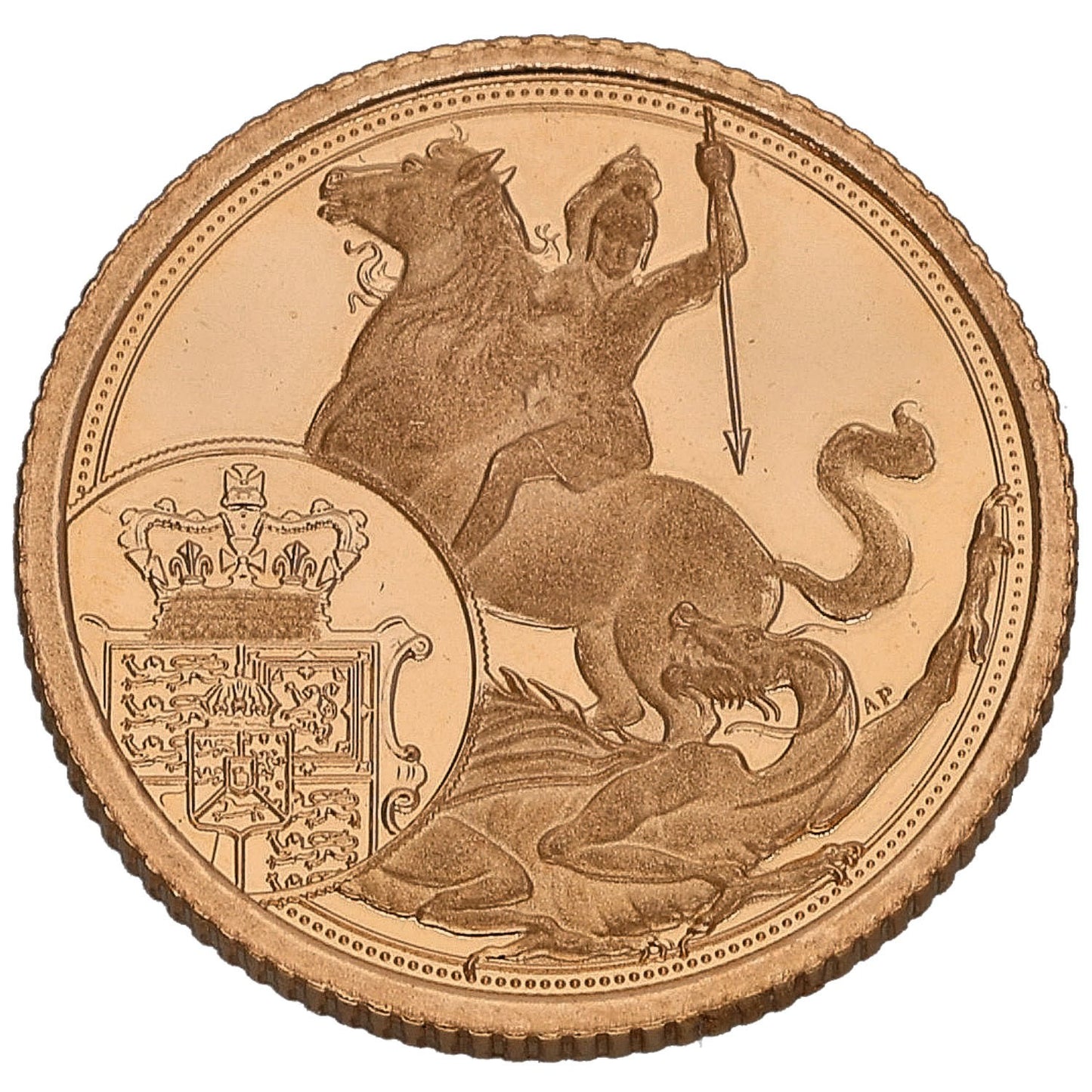 22ct Gold King Charles III Quarter Sovereign Coin 2025