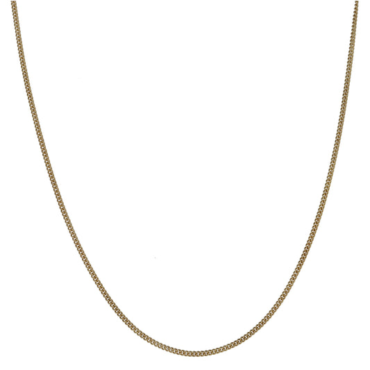 9ct Gold Curb Chain 20"