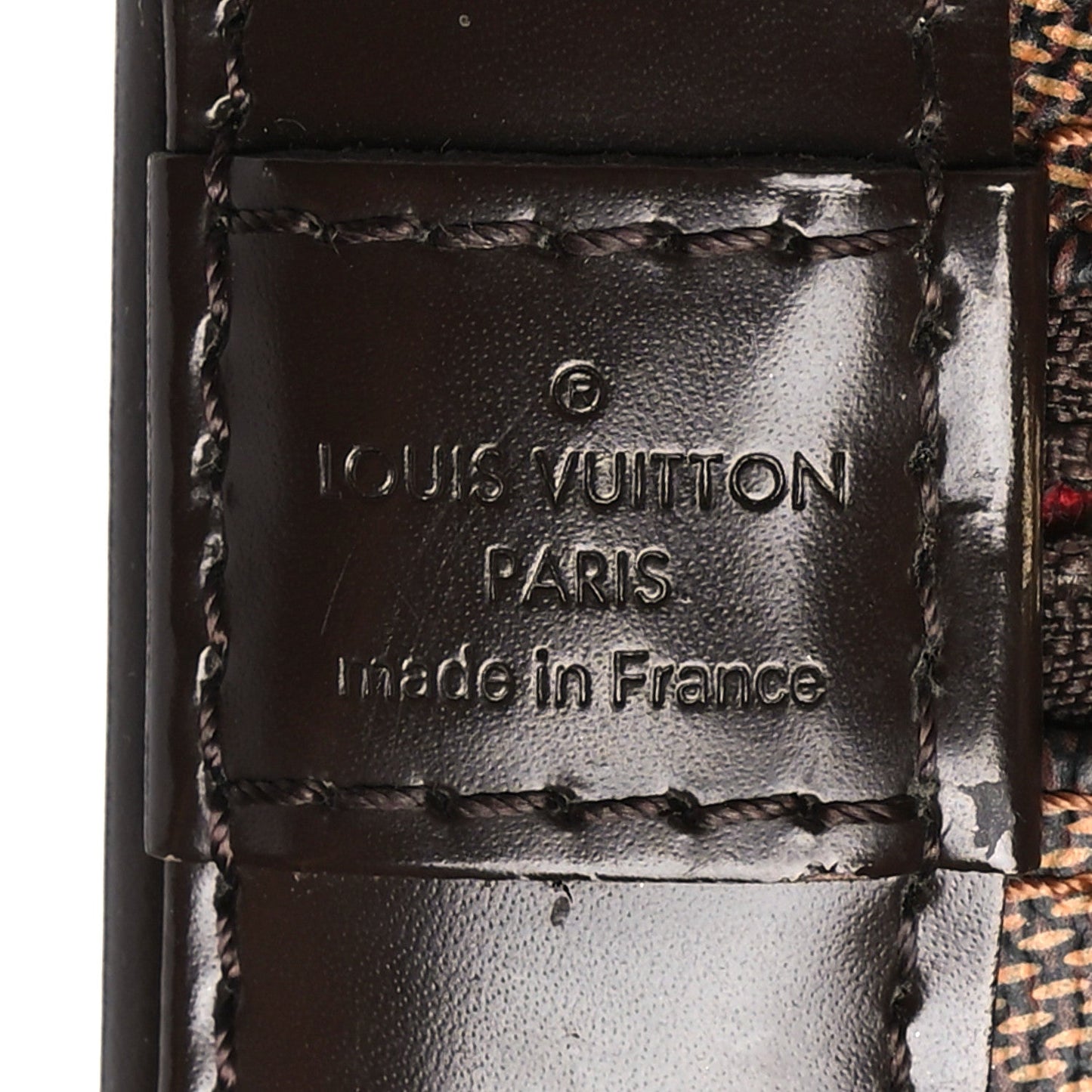 Louis Vuitton Alma BB Damier Ebene Coated Canvas Bag - Brown