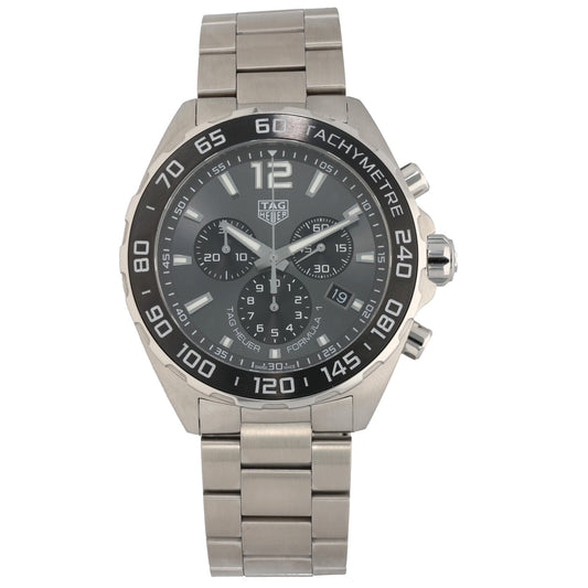 Tag Heuer Formula 1 CAZ1011, Grey Dial, Stainless Steel, Front Image