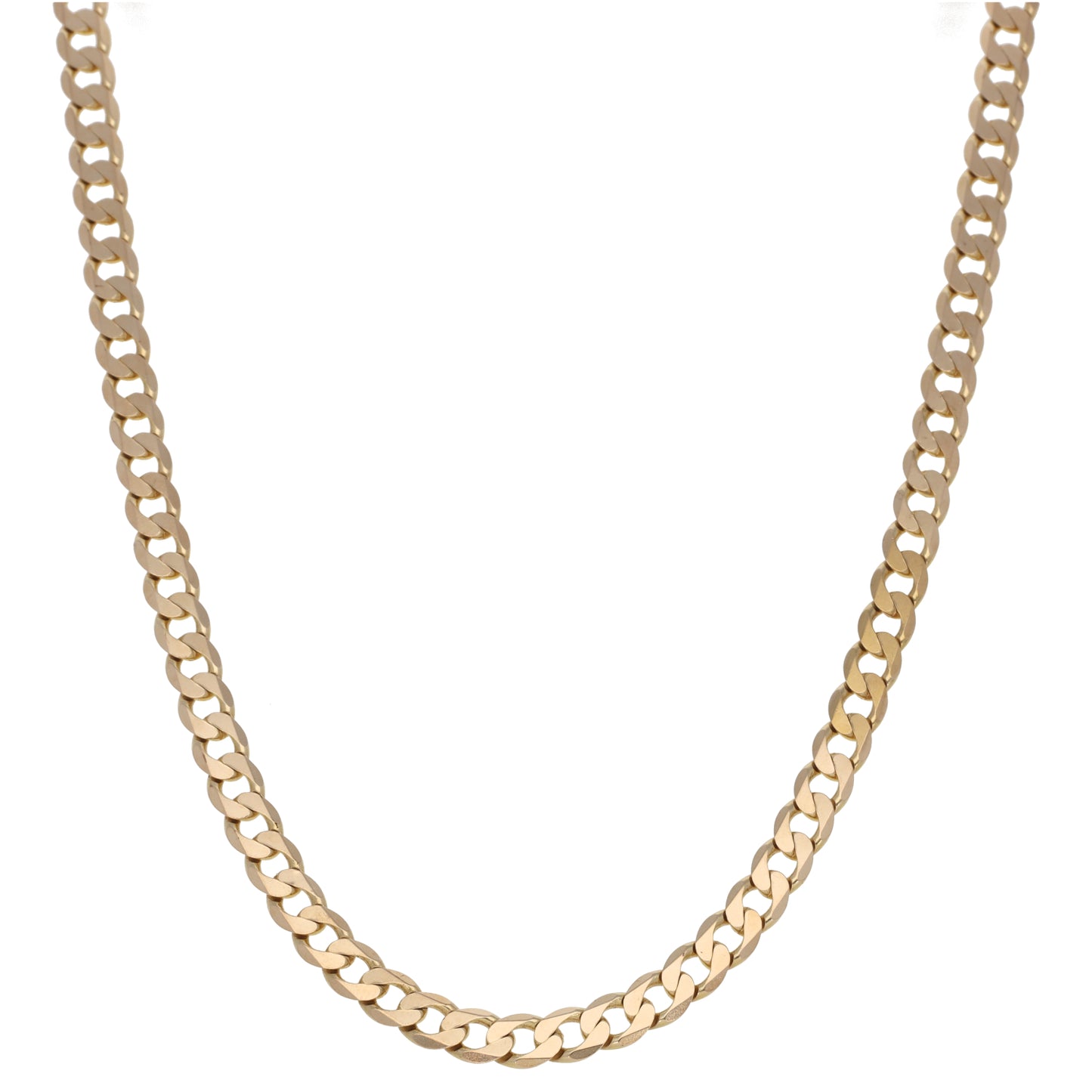 9ct Gold Curb Chain 20"