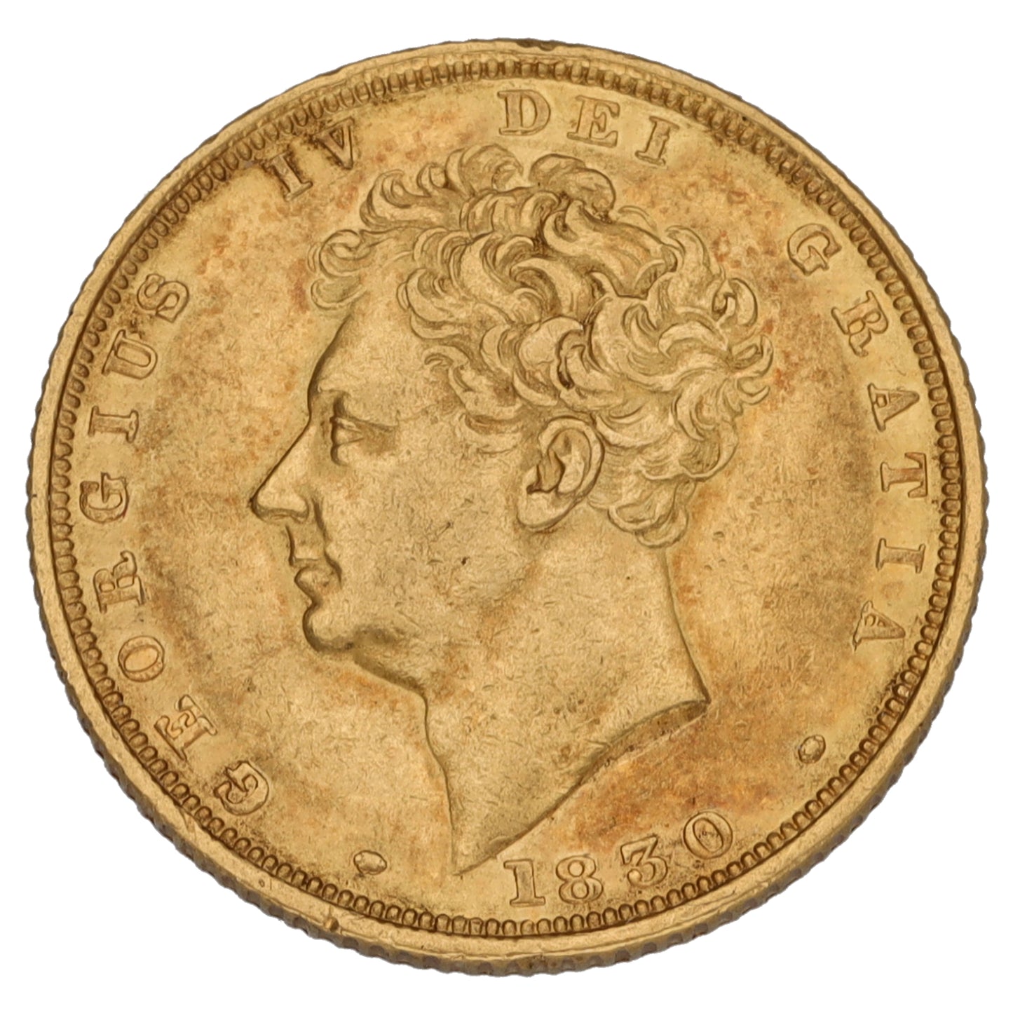 22ct Gold King George IV Full Sovereign Coin 1830