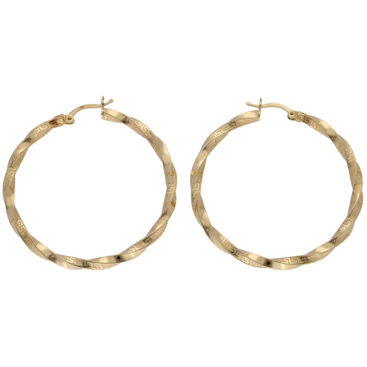 14ct Gold Hoop Earrings