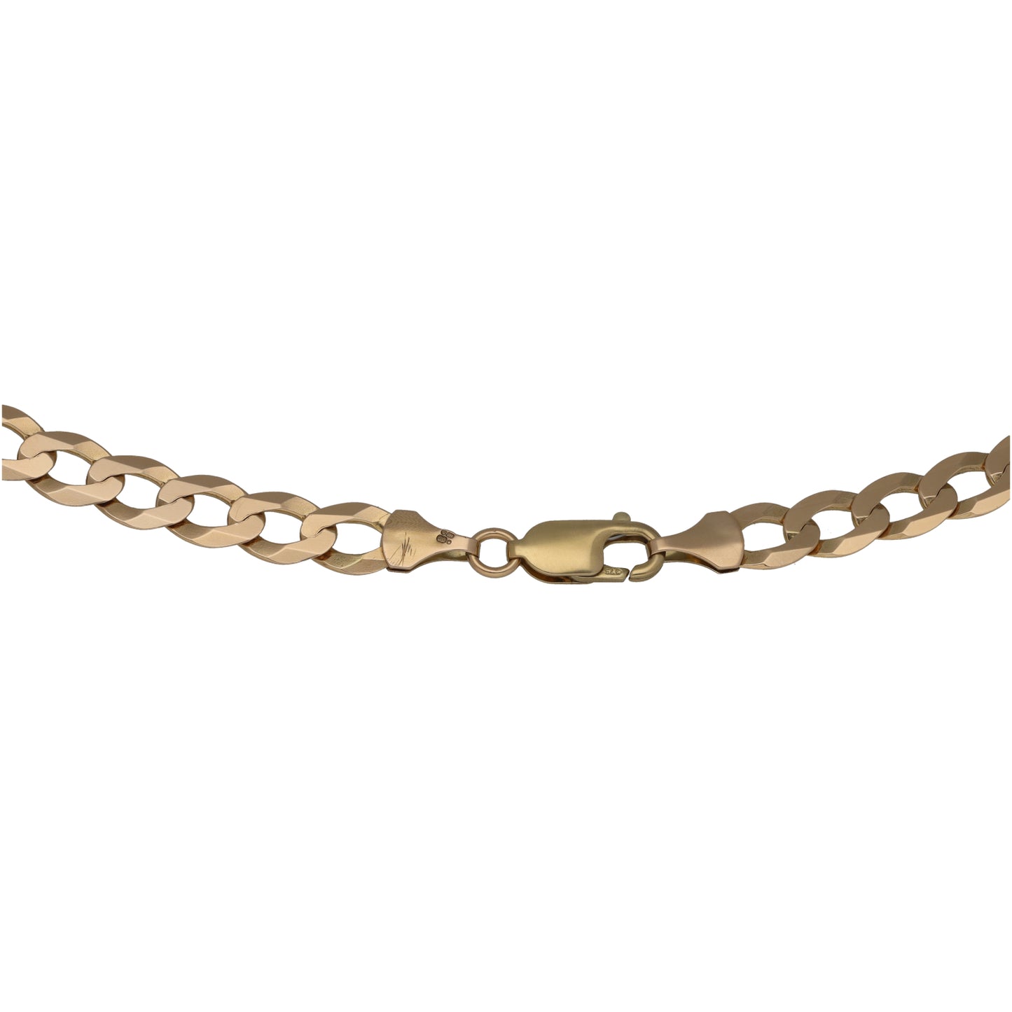 9ct Gold Curb Chain 24"