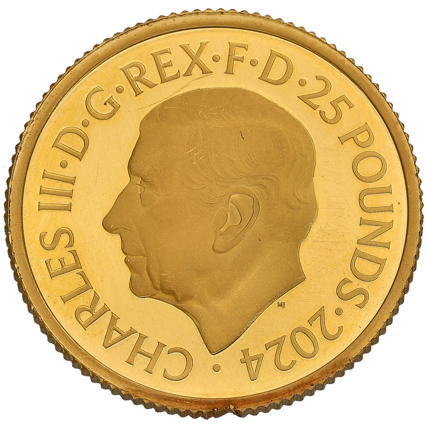 24ct Gold King Charles III 1/4 OZ Britannia Coin 2024